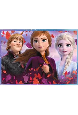 Copertă produs Puzzle 4 &icirc;n 1 (35+48+54+70 piese) &bdquo;Frozen 2 - Călătorie către necunoscut&rdquo;