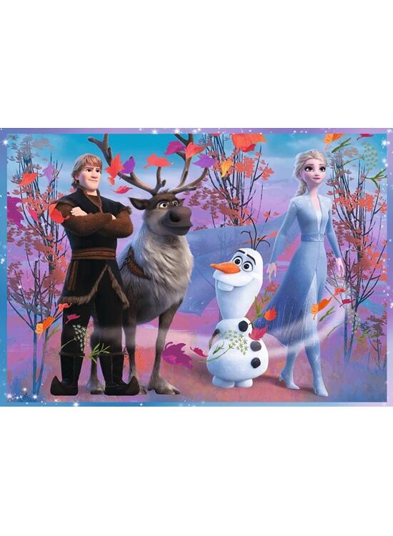 Copertă produs Puzzle 4 &icirc;n 1 (35+48+54+70 piese) &bdquo;Frozen 2 - Călătorie către necunoscut&rdquo; - gallery big 4