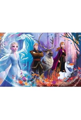 Copertă produs Puzzle 100 piese &bdquo;Frozen 2 - Lumea magică&rdquo;