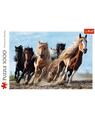 Copertă produs Puzzle 1000 piese &bdquo;Cai la galop&rdquo; - thumb 1