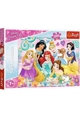 Copertă produs Puzzle 200 piese &bdquo;Prințesele Disney &icirc;ntr-o seară de poveste&rdquo;
