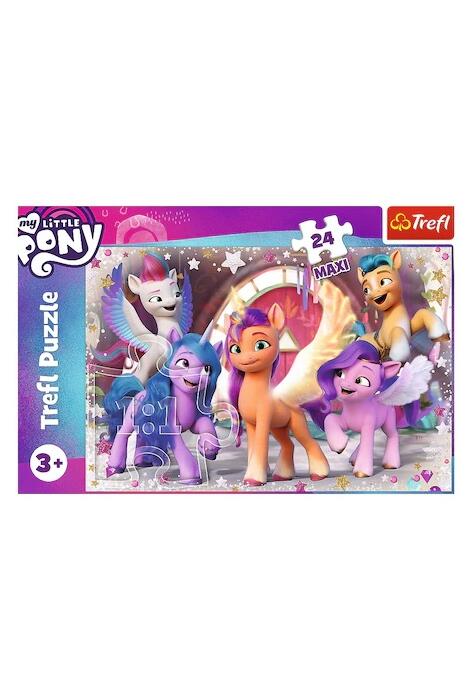Copertă produs Puzzle 24 piese Maxi &bdquo;My Little Pony - Bucuria poneilor&rdquo;