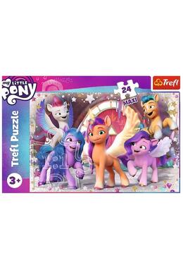 Copertă produs Puzzle 24 piese Maxi &bdquo;My Little Pony - Bucuria poneilor&rdquo;