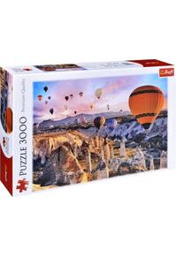 Copertă produs Puzzle 3000 piese „În aer cu balonul”