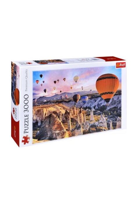 Copertă produs Puzzle 3000 piese &bdquo;&Icirc;n aer cu balonul&rdquo;