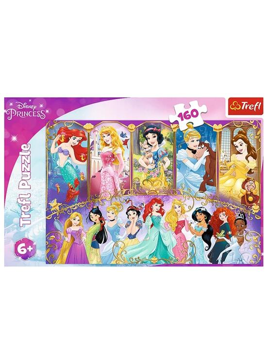 Copertă produs Puzzle 160 piese &bdquo;Portretele prințeselor&rdquo; - gallery big 1
