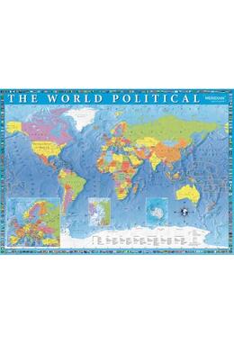 Copertă produs Puzzle 2000 piese &bdquo;Harta politică&rdquo;
