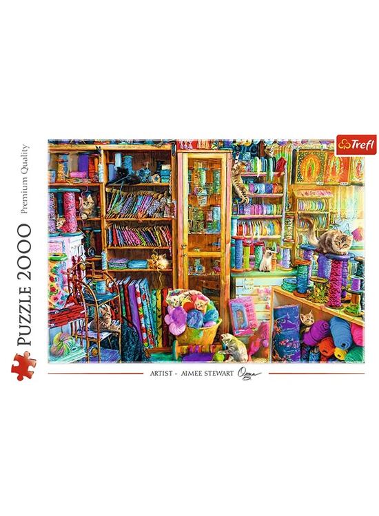 Copertă produs Puzzle 2000 piese &bdquo;Paradisul pisicuțelor&rdquo; - gallery big 1