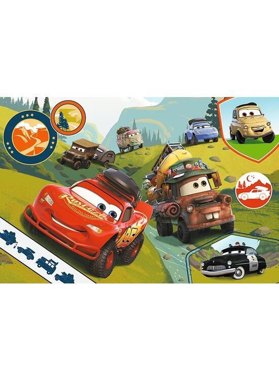 Copertă produs Puzzle 24 piese Maxi &bdquo;Cars - Mașinuțele fericite&rdquo; - gallery big 2