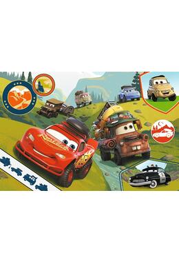 Copertă produs Puzzle 24 piese Maxi &bdquo;Cars - Mașinuțele fericite&rdquo;