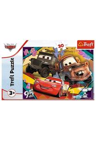 Copertă produs Puzzle 30 piese „Disney Cars - 3 mașini de viteză”