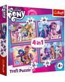 Copertă produs Puzzle 4 &icirc;n 1 (35+48+54+70 piese) &bdquo;My Little Pony - Poneii colorați&rdquo; - thumb 1