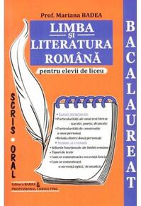 Copertă produs Limba și literatura rom&acirc;nă pentru elevii de liceu. Bacalaureat