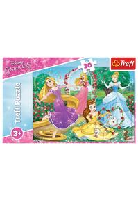 Copertă produs Puzzle 30 piese „Prințese Disney în Grădina Palatului”