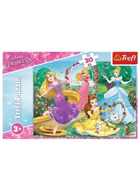 Copertă produs Puzzle 30 piese &bdquo;Prințese Disney &icirc;n Grădina Palatului&rdquo; - gallery big 1