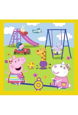 Copertă produs Puzzle 3 &icirc;n 1 (20+36+50 piese) &bdquo;Happy day - Peppa Pig&rdquo;