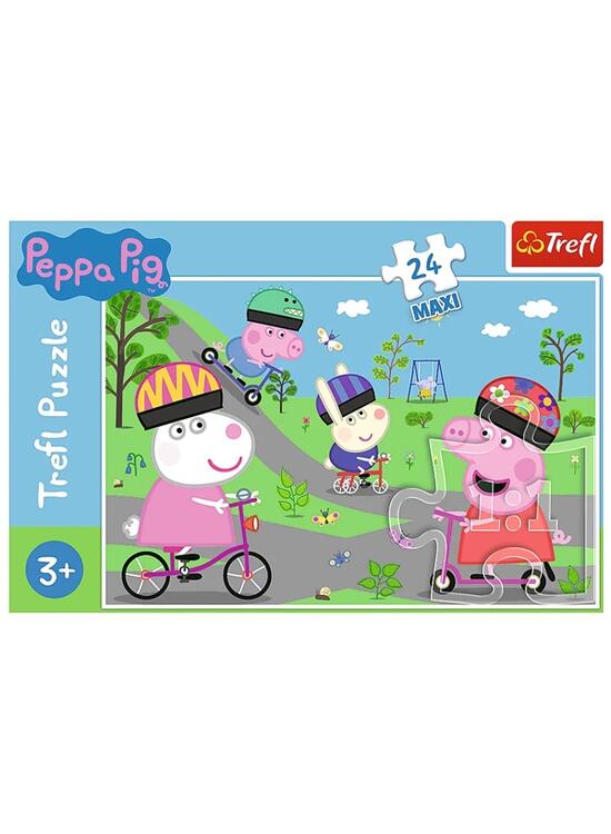Copertă produs Puzzle 24 piese Maxi &bdquo;Purcelușa Peppa Pig&rdquo; - gallery big 1