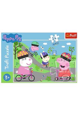 Copertă produs Puzzle 24 piese Maxi &bdquo;Purcelușa Peppa Pig&rdquo;