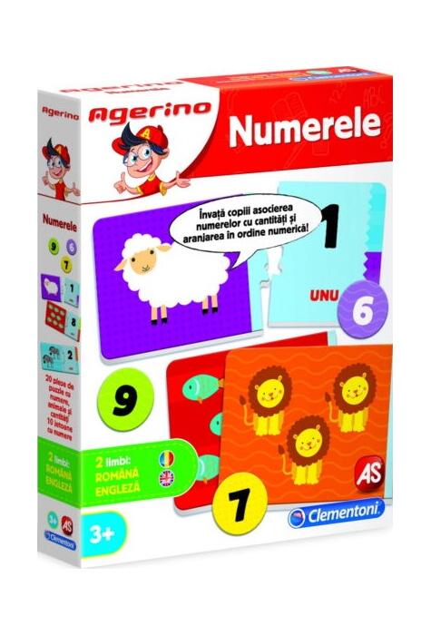Copertă produs Agerino &bdquo;Numerele&rdquo; - joc educativ