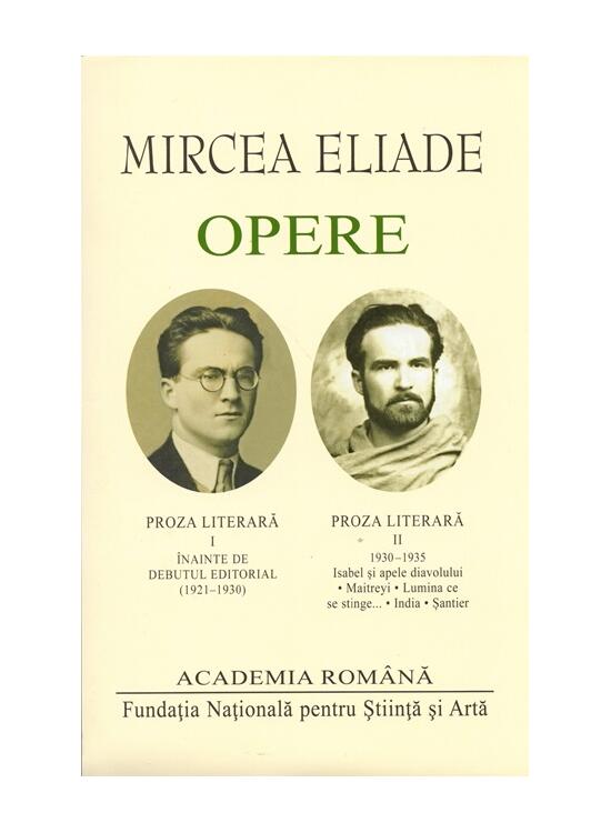 Copertă produs Mircea Eliade. Opere (Vol. I-II) - gallery big 1