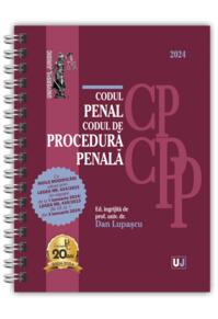 Copertă produs Codul penal și Codul de procedură penală. Ianuarie 2024 - Ediție spiralată