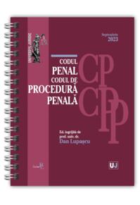 Copertă produs Codul penal și Codul de procedură penală. Septembrie 2023 - Ediție spiralată