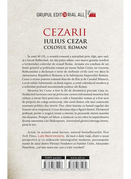 Copertă produs Cezarii. Iulius Cezar - Colosul roman (Vol. 1) - gallery big 2