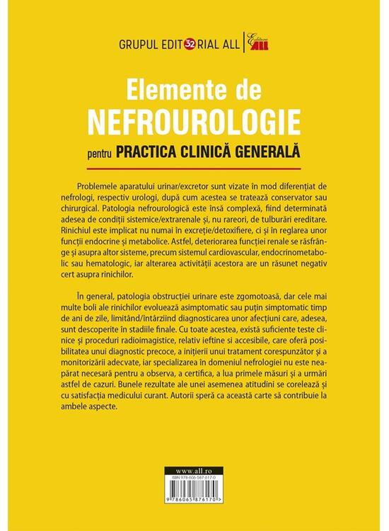 Copertă produs Elemente de nefrourologie pentru practica clinică generală - gallery big 2