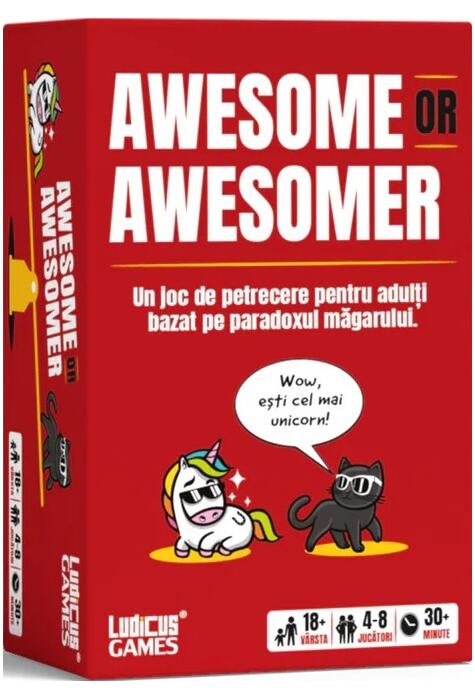 Copertă produs Awesome or Awesomer. Paradoxul măgarului - Joc de petrecere