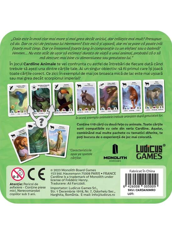 Copertă produs Cardline - Animale - gallery big 2