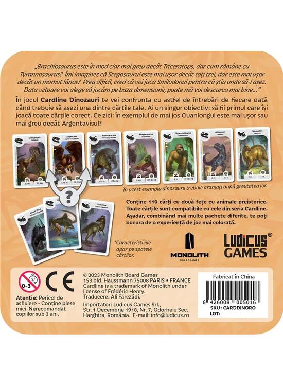 Copertă produs Cardline - Dinozauri - gallery big 2