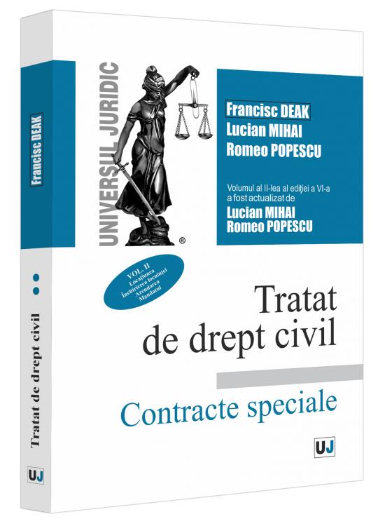 Copertă produs Tratat de drept civil. Contracte speciale. Locațiunea. &Icirc;nchirierea locuinței (vol. 2) - gallery big 1