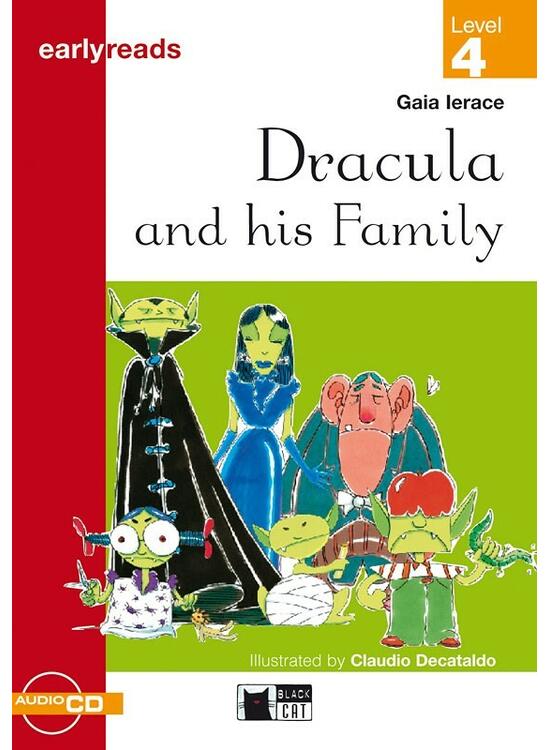 Copertă produs Level 4: Dracula and his Family + audio CD (Early A1) - gallery big 1