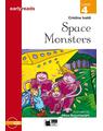 Copertă produs Level 4: Space Monsters + audio CD (Early A1) - thumb 1