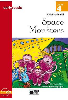 Copertă produs Level 4: Space Monsters + audio CD (Early A1)