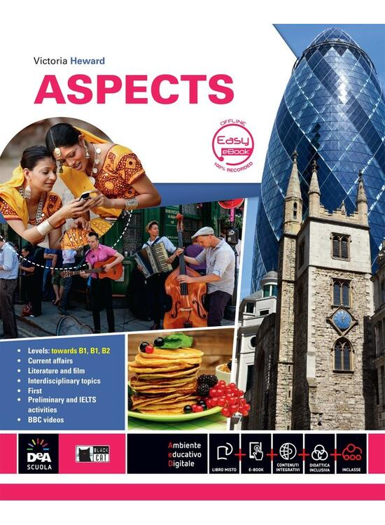 Copertă produs Aspects. Student's Book + Easy eBook (B1/B2) - gallery big 1