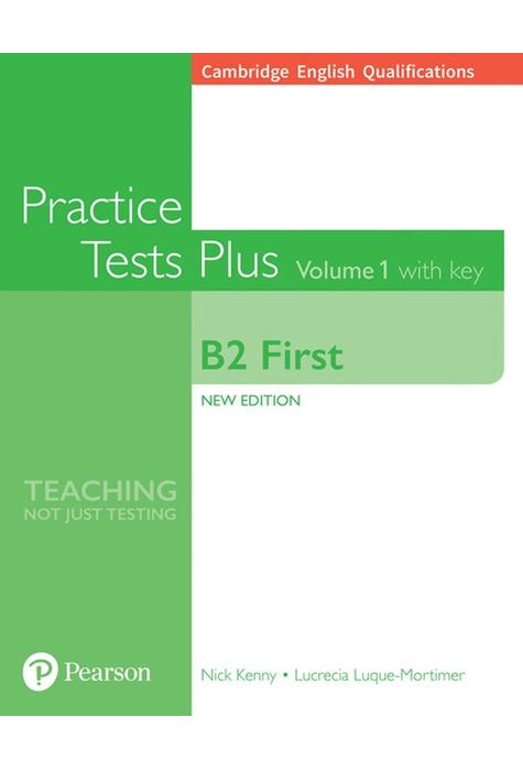 Copertă produs Cambridge English Qualifications: B2 First Volume 1 Practice Tests Plus with key Pocket Book