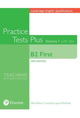 Copertă produs Cambridge English Qualifications: B2 First Volume 1 Practice Tests Plus with key Pocket Book