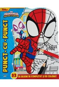 Copertă produs Disney Junior. Marvel. Păienjenelul și prietenii lui uimitori. Punct-cu-punct
