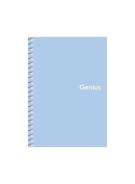 Copertă produs Caiet matematică Genius Pastel A6, 80 file, spiralat, copertă din plastic - gallery big 1