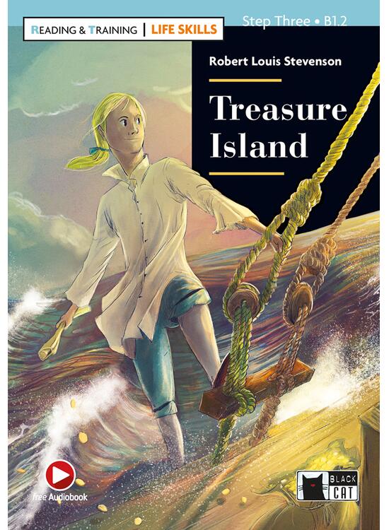 Copertă produs Treasure Island + Online Audio + App + DeA Link (Step Three B1.2) - gallery big 1