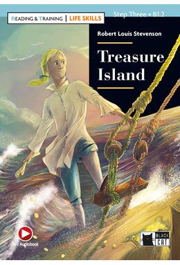 Copertă produs Treasure Island + Online Audio + App + DeA Link (Step Three B1.2)