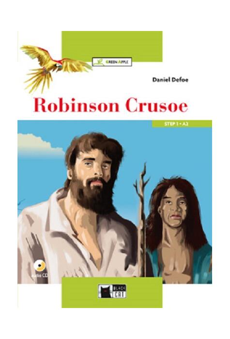 Copertă produs Robinson Crusoe + CD (Step 1 - A2)