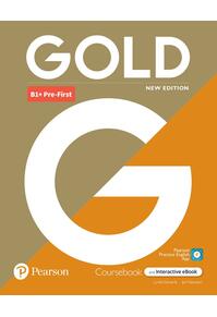 Copertă produs Gold B1+ Pre-First New Edition Coursebook with Interactive eBook