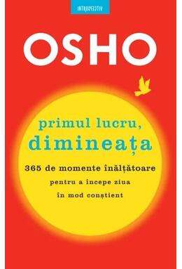 Copertă produs Osho. Primul lucru, dimineața