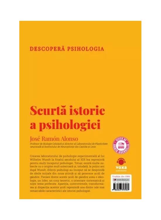 Copertă produs Scurtă istorie a psihologiei (Vol. 40) - gallery big 2