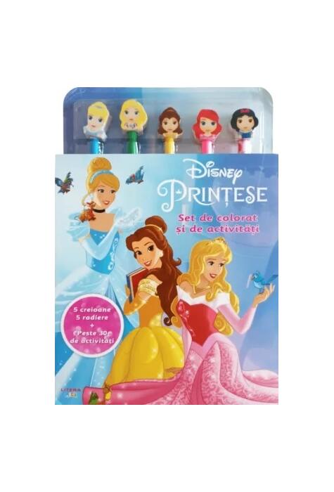 Copertă produs Disney Prințese. Set de colorat și de activități