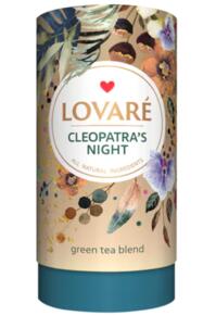Copertă produs Tub de ceai Lovar&eacute; - Cleopatra's Night: Amestec de ceai verde, petale de flori și fructe 80 g