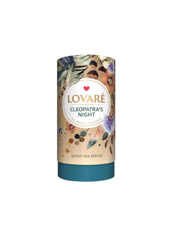 Copertă produs Tub de ceai Lovar&eacute; - Cleopatra's Night: Amestec de ceai verde, petale de flori și fructe 80 g - gallery big 1