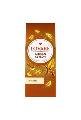 Copertă produs Cutie ceai cu frunze &icirc;ntregi Lovar&eacute; - Golden Ceylon: ceai negru de Ceylon 80 g